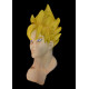 Máscara Goku Dragon Ball Z Super Saiyan God Anime Cosplay Amarela