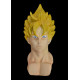 Máscara Goku Dragon Ball Z Super Saiyan God Anime Cosplay Amarela