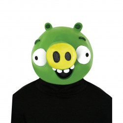 Máscara Latex Angry Birds Porco Verde