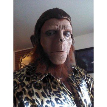 Máscara Macaco para Aplicação de Maquiagem Máscara Macaco para Aplicação de Maquiagem