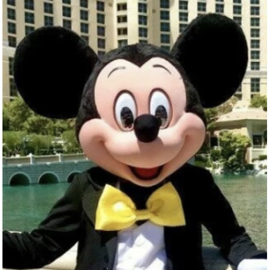 Máscara Mascote Mickey Super Luxo