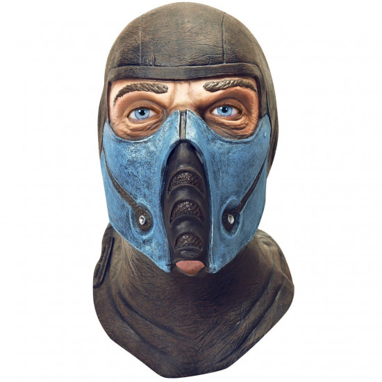 Máscara Masculina Sub Zero Subzero Mortal Kombat Máscara Masculina Sub Zero Subzero Mortal Kombat
