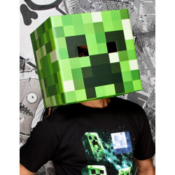 Máscara Minecraft Creeper Infantil