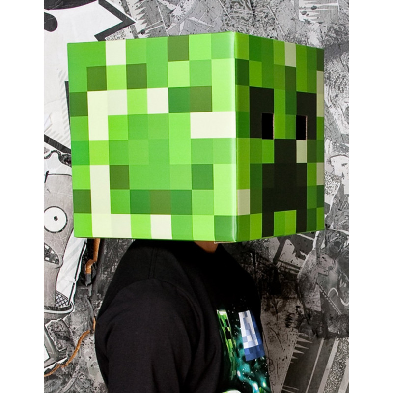 Máscara Minecraft Creeper Infantil