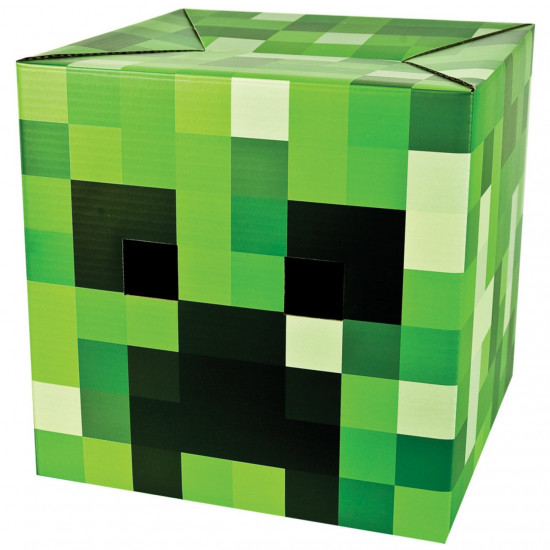 married Passerby rotary Máscara Minecraft Creeper Infantil