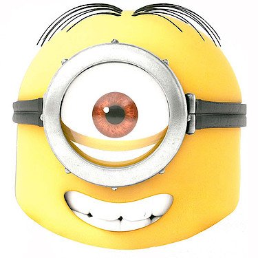 Máscara Minion Stuart do Meu Malvado Favorito Máscara Minion Stuart do Meu Malvado Favorito