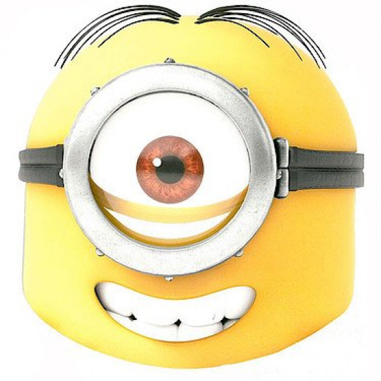 Máscara Minion Stuart do Meu Malvado Favorito