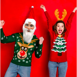 Máscara Papai Noel Adulto