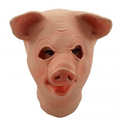 Máscara Porco de Latex
