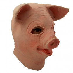 Máscara Porco de Latex