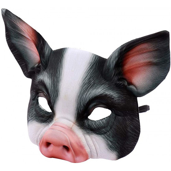 Máscara Porco de Látex Luxo