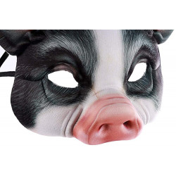 Máscara Porco de Látex Luxo
