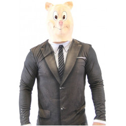 Máscara Porco Divertido de Latex