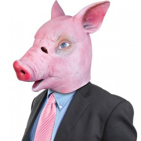 Máscara Porco Rosal de Latex