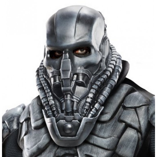 Máscara Super Homem de Aço General Zod Luxo
