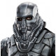 Máscara Super Homem de Aço General Zod Luxo
