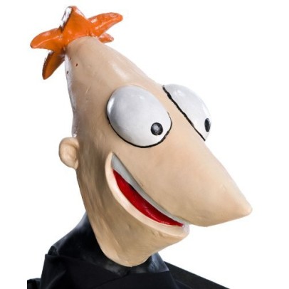 Máscara Vinil Phineas de Phineas e Ferb Luxo Máscara Vinil Phineas de Phineas e Ferb Luxo