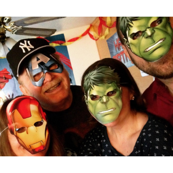 Máscaras dos Vingadores Hulk Thor Capitão América Homem de Ferro Máscaras dos Vingadores Hulk Thor Capitão América Homem de Ferro