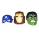 Máscaras Dos Vingadores Ironman Capitão América e Hulk Máscaras Dos Vingadores Ironman Capitão América e Hulk