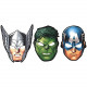 Máscaras Hulk Thor Capitão América Homem de Ferro Os Vingadores Máscaras Hulk Thor Capitão América Homem de Ferro Os Vingadores