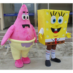 Mascote Patrick do Bob Esponja Adulto