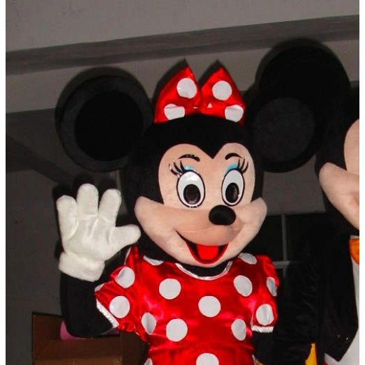 Cabeça Mascote Minnie Super Luxo Cabeça Mascote Minnie Super Luxo