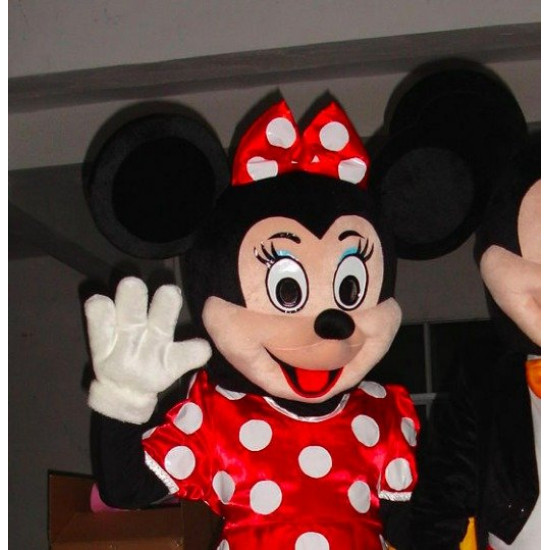 Cabeça Mascote Minnie Super Luxo Cabeça Mascote Minnie Super Luxo