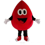 Fantasia Gota de Sangue Doador Luxo Mascote