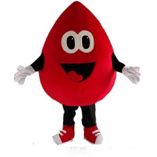 Fantasia Gota de Sangue Doador Luxo Mascote