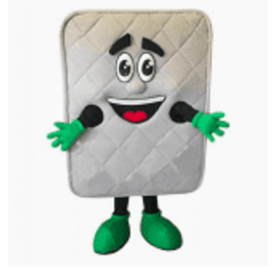 Mascote Colchão Branco Luxo Adulto Mascote Colchão Branco Luxo Adulto