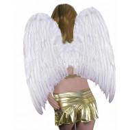 Asa Anjo Branca Adulto Luxo