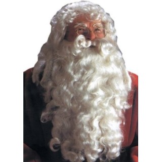 Barba Bigode e Peruca do Papai Noel Luxo Barba Bigode e Peruca do Papai Noel Luxo