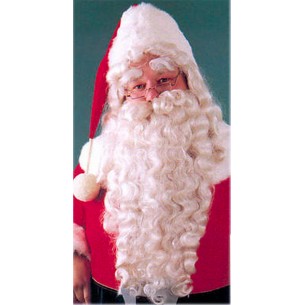 Barba Bigode e Peruca do Papai Noel Natal Elite Barba Bigode e Peruca do Papai Noel Natal Elite