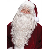 Barba Bigode e Peruca do Papai Noel Natal Luxo