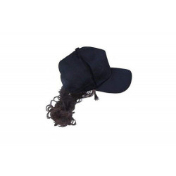 Boné Disfarce Cabelo preto Billy Bob Billy Ray 