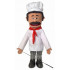 Boneco Fantoche Ventríloquo Chefe de Cozinha Luxo