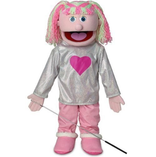 Boneco Fantoche Ventríloquo Jovem Garota Kimmie Luxo Boneco Fantoche Ventríloquo Jovem Garota Kimmie Luxo