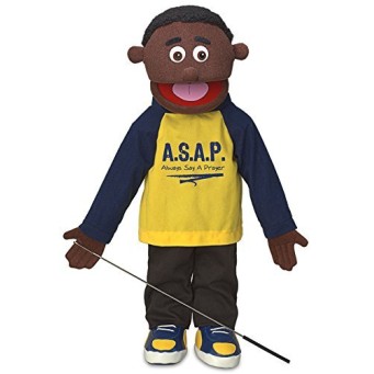 Boneco Fantoche Ventríloquo Jovem Jordan Luxo