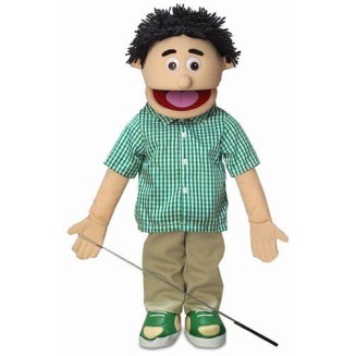 Boneco Fantoche Ventríloquo Jovem Kenny Luxo Boneco Fantoche Ventríloquo Jovem Kenny Luxo