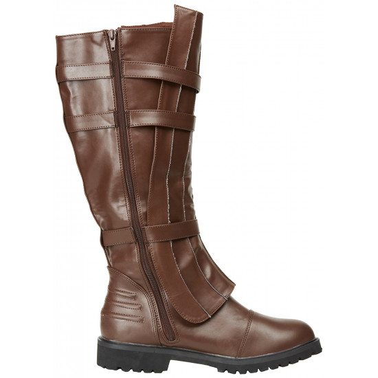 Bota Marrom Adulto Luxo