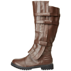 Bota Marrom Adulto Luxo