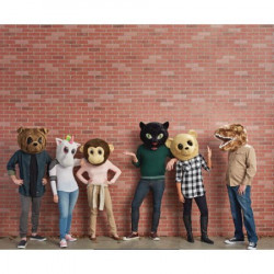 Cabeça Capacete/Máscara Unicórnio Pelúcia Luxo