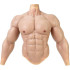 Camiseta Adulto Peito Musculoso Silicone