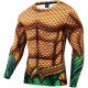Camiseta Aquaman Adulto Longa Camiseta Aquaman Adulto Longa
