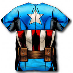 Camiseta do Capitão América Infantil