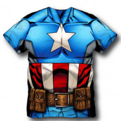 Camiseta do Capitão América Infantil