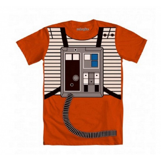 Camiseta do Piloto X Wing Adulto Camiseta do Piloto X Wing Adulto