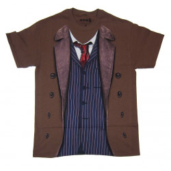 Camiseta Homem de Casaco Doctor Who