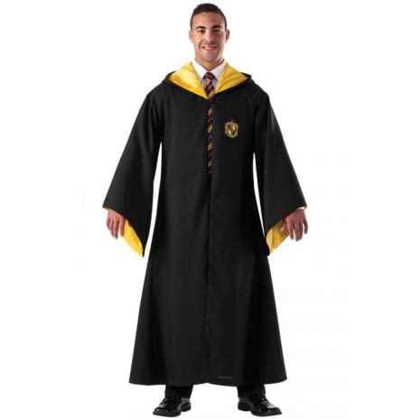 Capa Harry Potter Adulto Dourado Amarelo Elite Capa Harry Potter Adulto Dourado Amarelo Elite