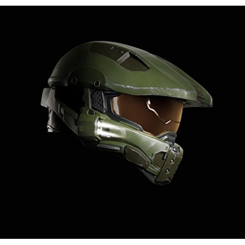 Capacete Halo 3 Luxo Adulto Luz Capacete Halo 3 Luxo Adulto Luz